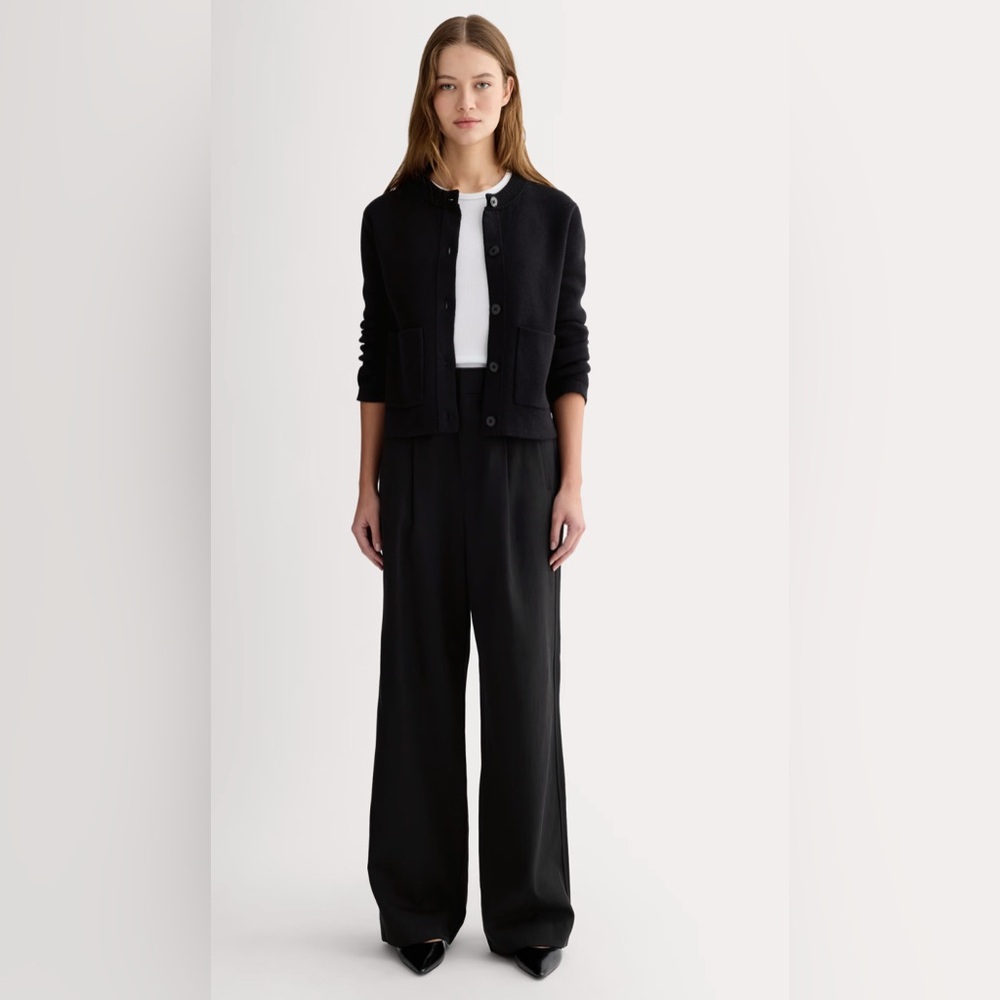 Everlane Draper Pleated Pant Wide Leg